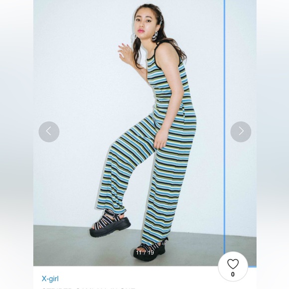 X-Girl Striped Cami All In One Size 2 - Picture 2 of 14